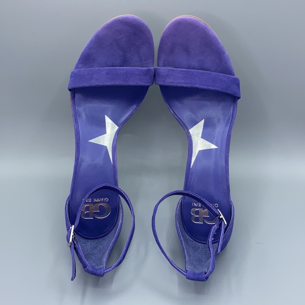 Gianni Bini Ella Quent Violet Vibes Suede Sandals - Picture 8 of 10
